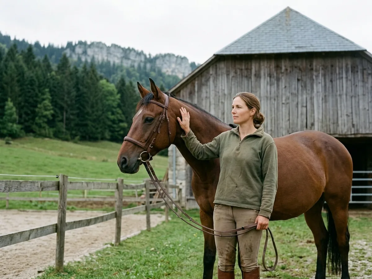 Cours d'équitation à Frontenex, Savoie