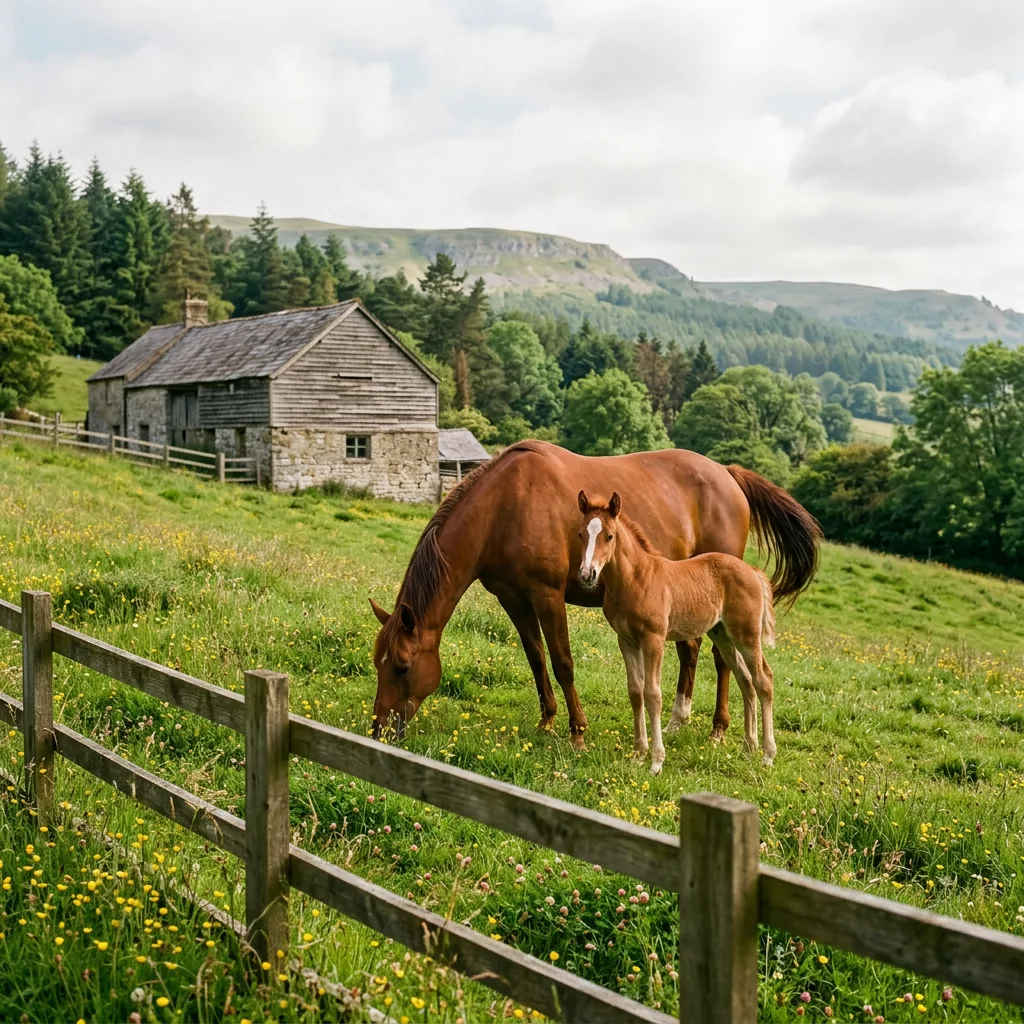 Élevage de chevaux, Centre équestre de Savoie, Frontenex