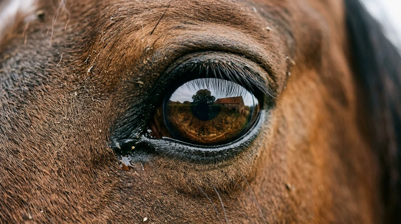 Un regard de cheval, Centre équestre de Savoie, Frontenex